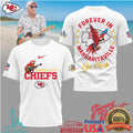 Kansas City Chiefs Official NFL Forever in Margaritaville 3D Shirt - Limotees LLC