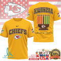 Kansas City Chiefs Official NFL Kwanzaa Pride 3D Shirt - Limotees LLC