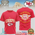 Kansas City Chiefs Official NFL Route 66 3D Shirt - Limotees LLC
