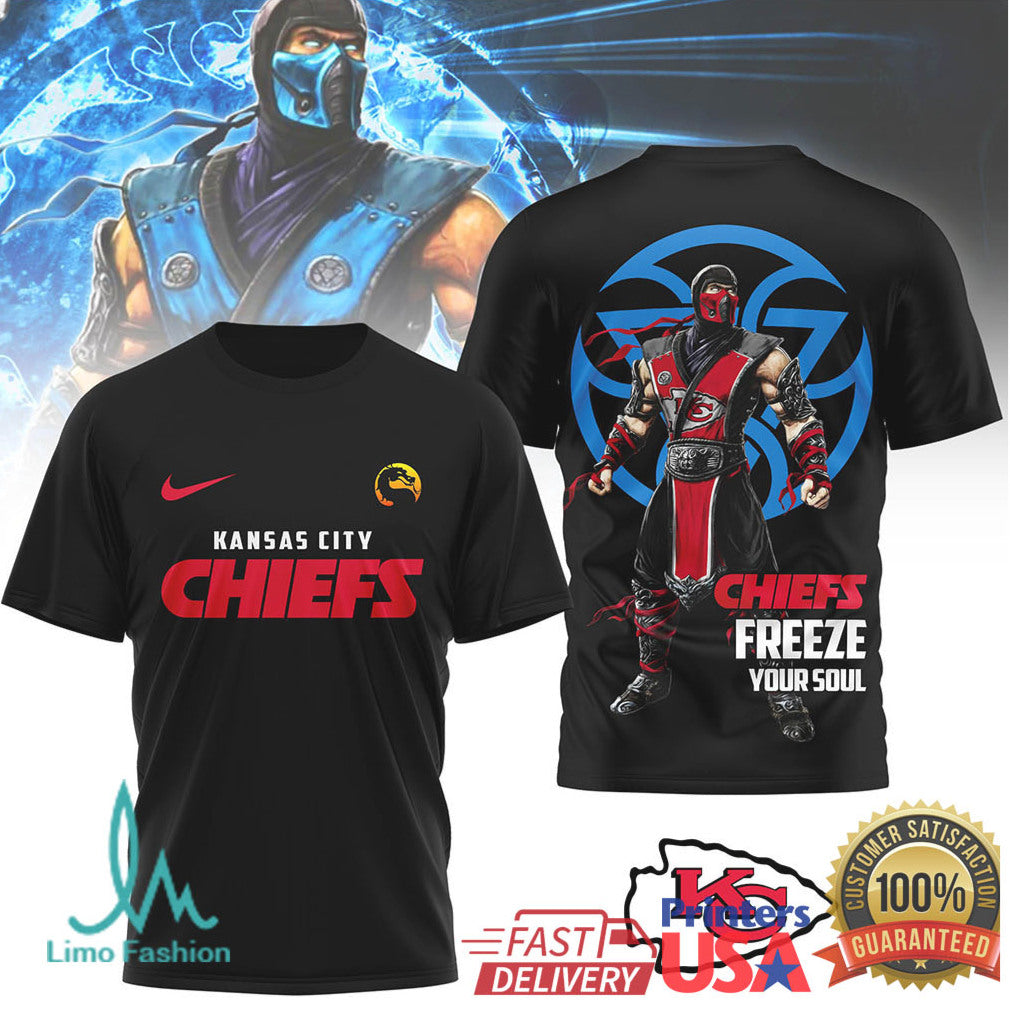 Kansas City Chiefs Official NFL Sub Zero 3D Shirt - Limotees LLC
