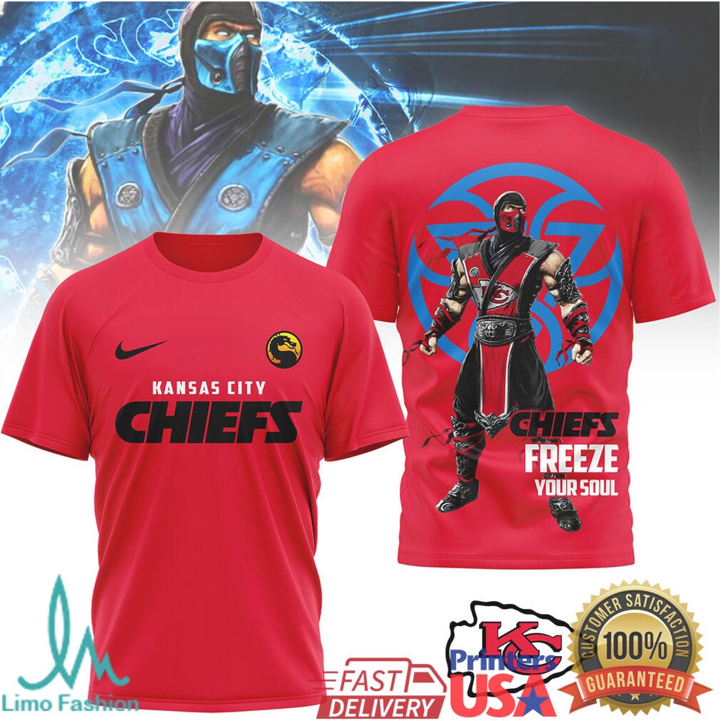 Kansas City Chiefs Official NFL Sub Zero 3D Shirt - Limotees LLC