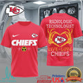 Kansas City Chiefs Radiologic Technologist T Shirt Live Love Chiefs X Ray Tech Rad Tech Gift - Limotees LLC