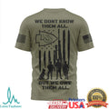 Kansas City Chiefs Salute to Service T Shirt Memorial Day Military Appreciation Remember & Honor T Shirt