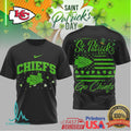 Kansas City Chiefs St. Patrick'S Day Irish Pride Lucky Clover Tshirt - Limotees LLC