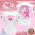 Kansas City Chiefs Tackle Breast Cancer Awareness Pink Ribbon T Shirt - Limotees LLC