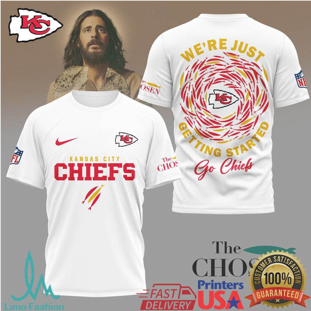 Kansas City Chiefs “The Chosen” Christian Football T Shirt Chiefs Kingdom Faith T shirt