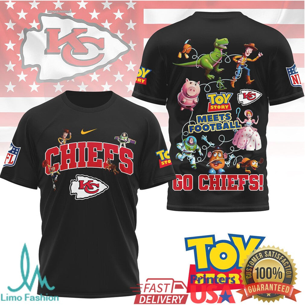 Kansas City Chiefs Toy Story Meets Football Fan T Shirt - Limotees LLC