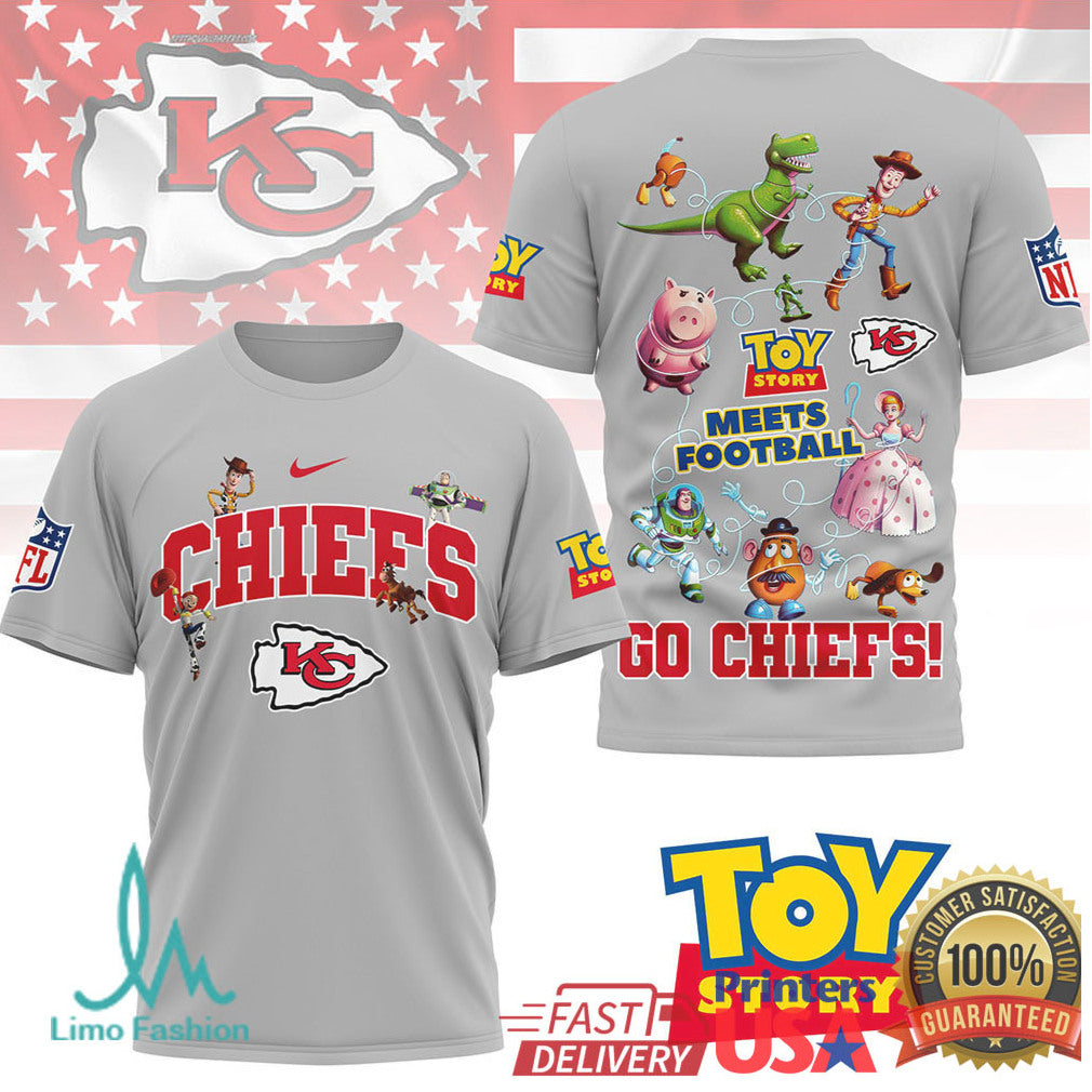 Kansas City Chiefs Toy Story Meets Football Fan T Shirt - Limotees LLC
