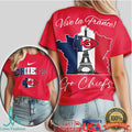Kansas City Chiefs “Vive la France” Paris Eiffel Tower Tour T Shirt