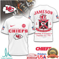 Kansas City Chiefs x Jameson Irish Whiskey Sine Metu Graphic T Shirt - Limotees LLC