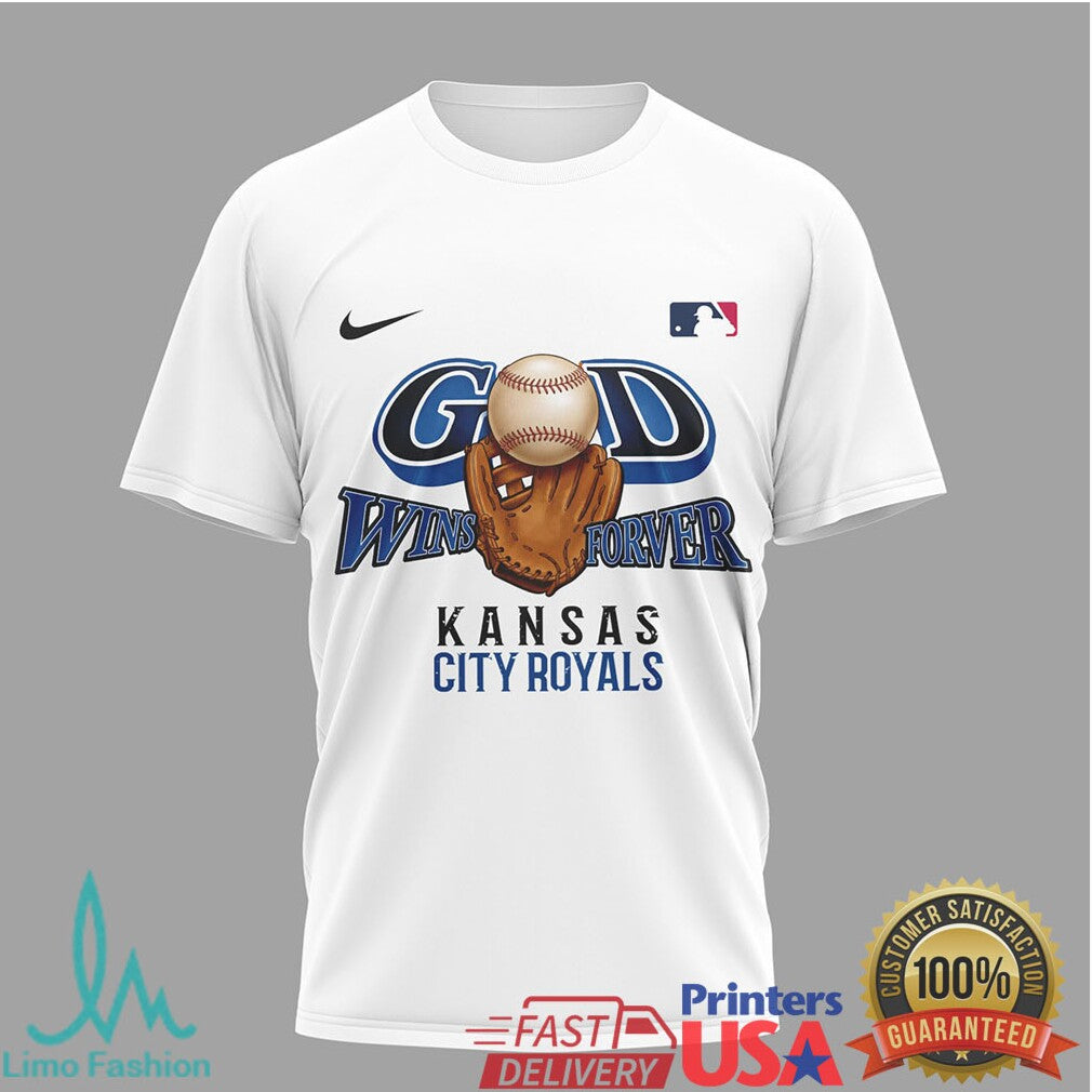 Kansas City Royals Baseball “In Jesus Name We Play” Christian T Shirt - Limotees LLC