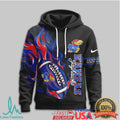 Kansas Jayhawks Rock Chalk Custom Name 3D All Over Print T Shirt - Limotees LLC