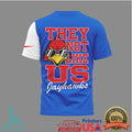 Kansas Jayhawks “They Not Like Us” Mascot Graphic T Shirt - Limotees LLC