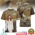 Kany Garcia Puerta Abierta Tour 2026 Wood Print Aesthetic Apparel T Shirt