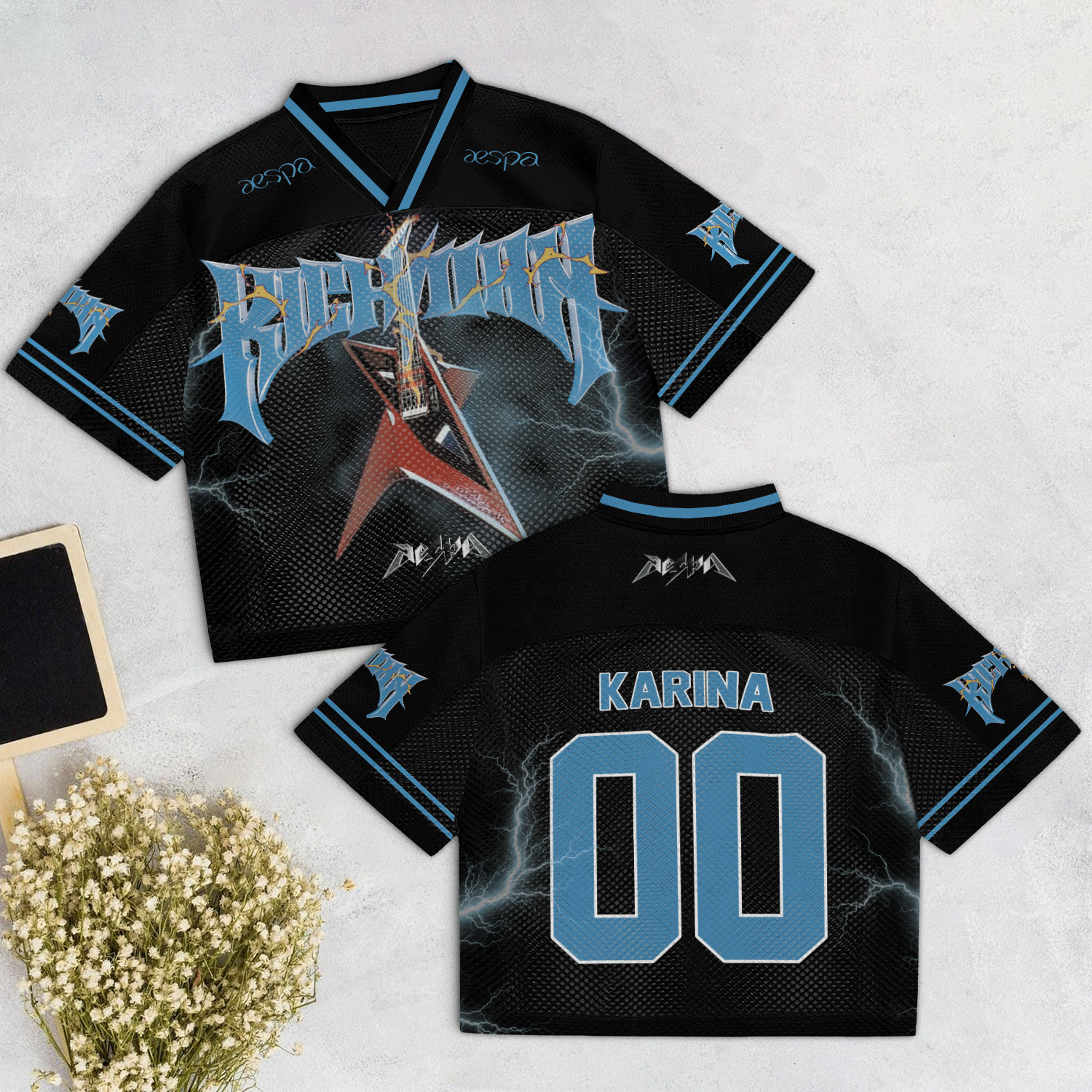 Rich Man Mixed Mesh Jersey Football