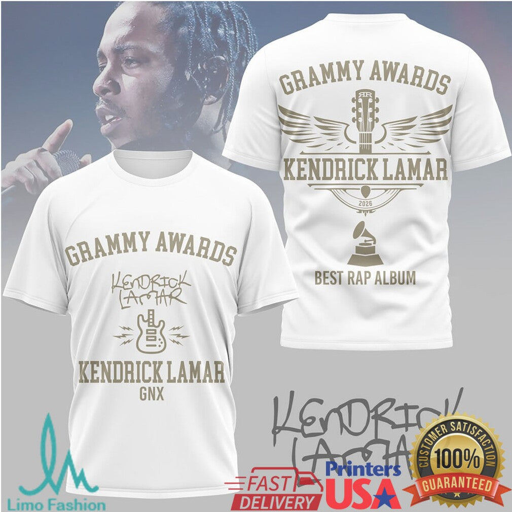 Kendrick Lamar GNX Grammy Awards 2025 Best Rap Album T Shirt - Limotees LLC