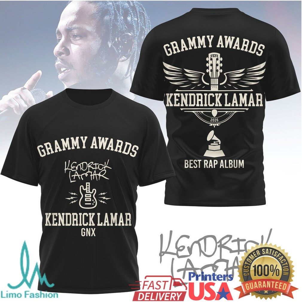 Kendrick Lamar GNX Grammy Awards 2025 Best Rap Album T Shirt - Limotees LLC