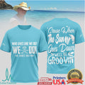 Kenny Chesney No Shoes Nation Blue Sun Groovin T Shirt - Limotees LLC