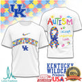 Kentucky Wildcats Autism Awareness Accept Understand Love T Shirt - Limotees LLC