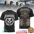 Killswitch Engage Skull Wreath 2026 Tour Graphic T Shirt - Limotees LLC