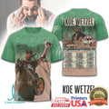 Koe Wetzel The Night Champion World Tour 2026 T Shirt - Limotees LLC