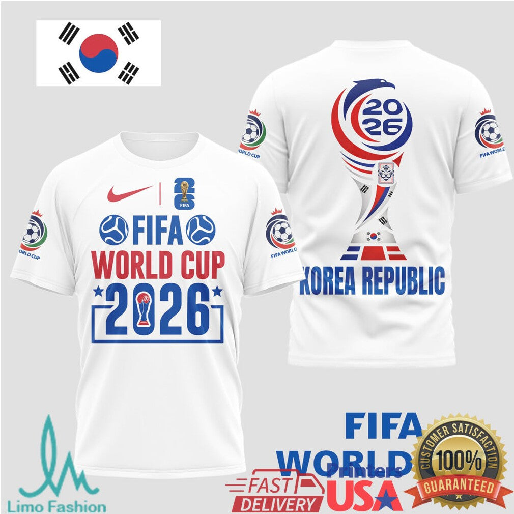 Korea Republic FIFA World Cup 2026 Fan Jersey South Korea Soccer T Shirt