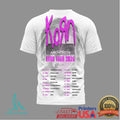 Korn Euro Tour 2026 Architects Special Guest Cartoon Graphic T Shirt - Limotees LLC