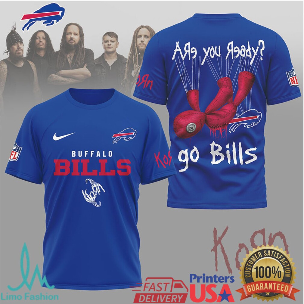 Korn x Buffalo Bills Are You Ready Voodoo Doll NFL T Shirt - Limotees LLC