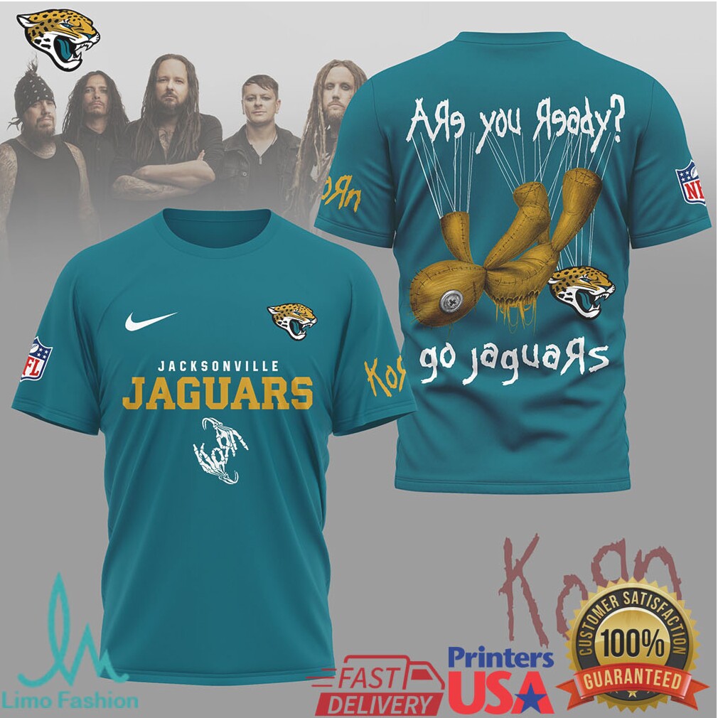Korn x Jacksonville Jaguars NFL Are You Ready Issues Doll T Shirt - Limotees LLC