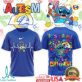 LA Rams Stitch Autism Awareness Inclusion Matters Sports T Shirt - Limotees LLC
