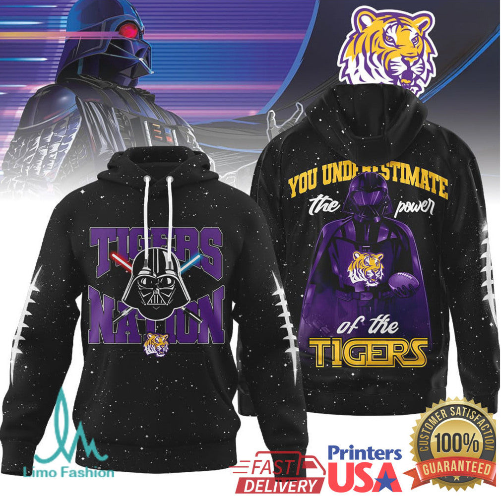 LSU Tigers Vader Nation “You Underestimate the Power” 3D T Shirt - Limotees LLC
