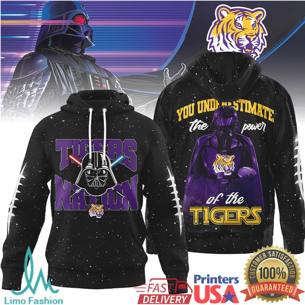 LSU Tigers Vader Nation “You Underestimate the Power” 3D T Shirt - Limotees LLC