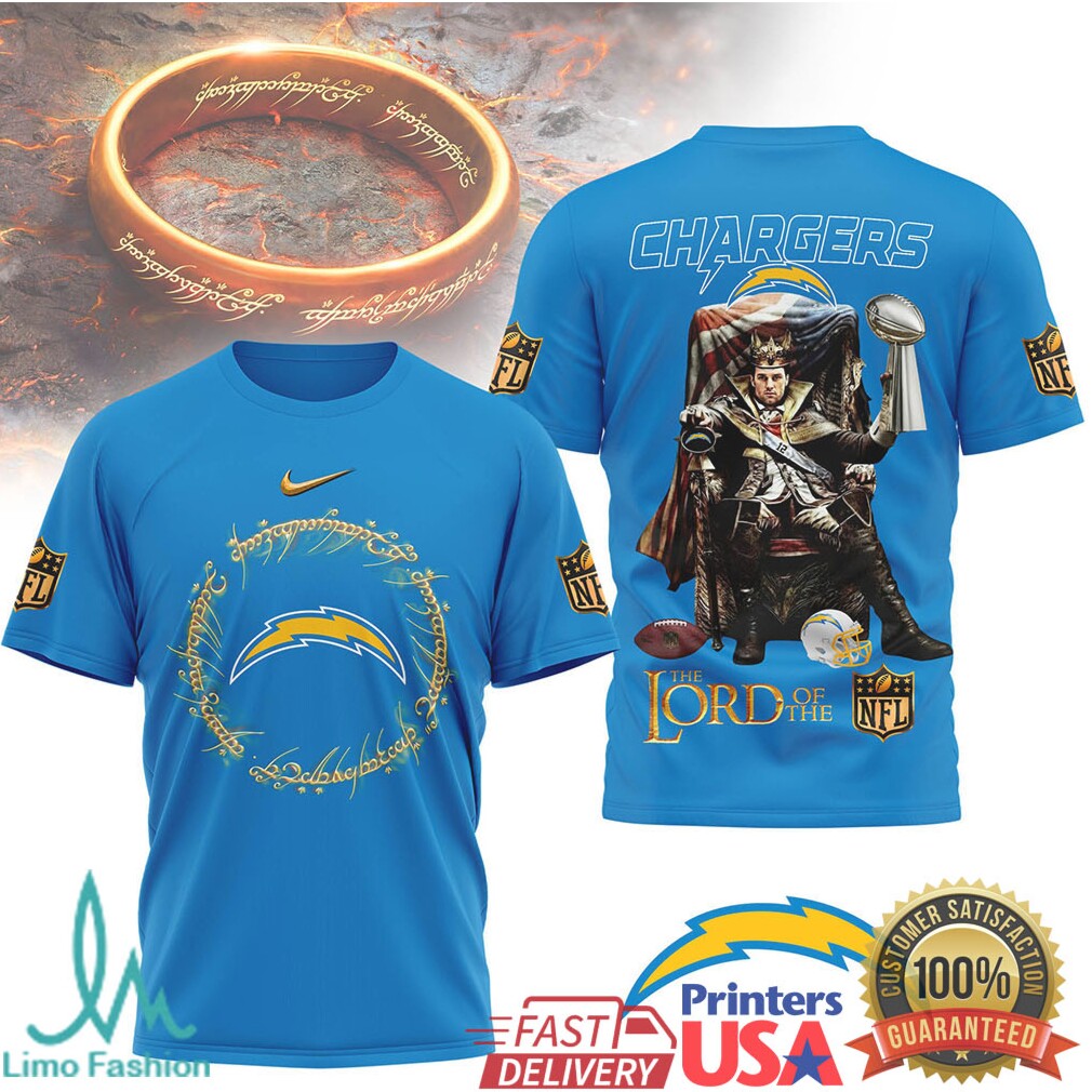 La Chargers Lord Of The Nfl King Design Tshirt - Limotees LLC