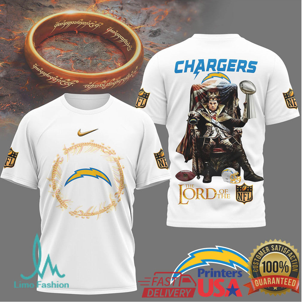 La Chargers Lord Of The Nfl King Design Tshirt - Limotees LLC