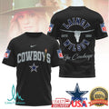 Lainey Wilson x Dallas Cowboys Western NFL Graphic T Shirt - Limotees LLC