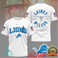 Lainey Wilson x Detroit Lions Custom Graphic NFL T Shirt - Limotees LLC