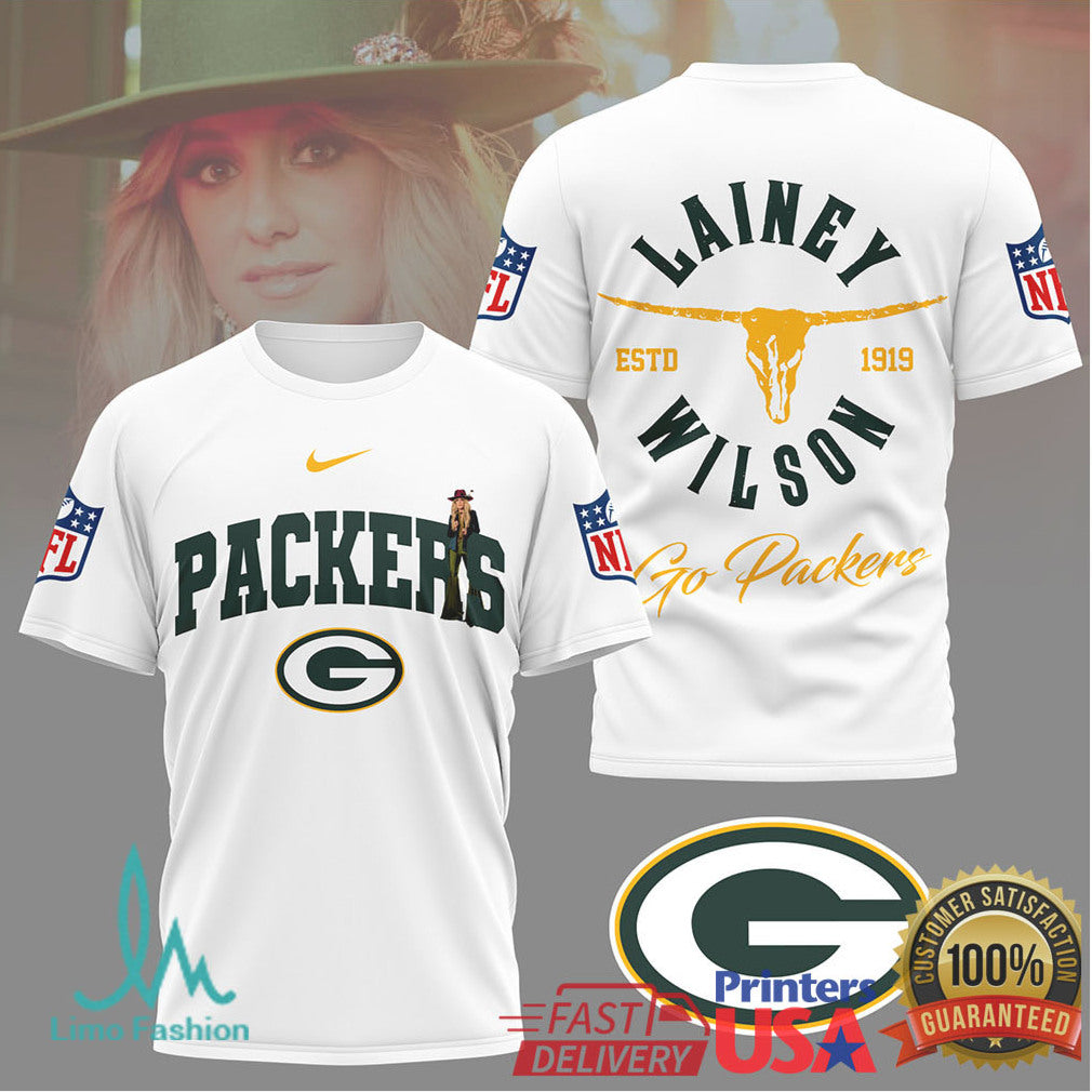 Lainey Wilson x Green Bay Packers Gameday Country Tee - Limotees LLC