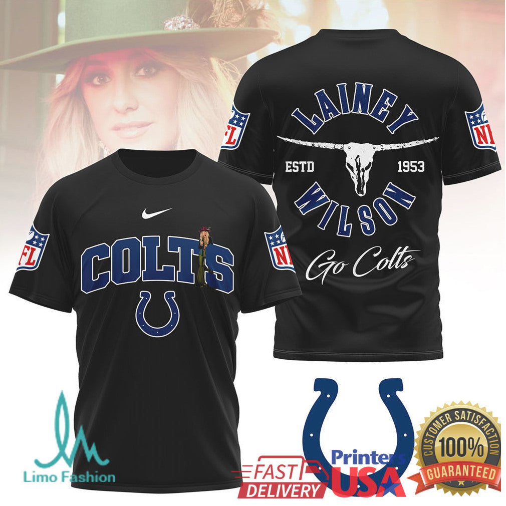 Lainey Wilson x Indianapolis Colts Vintage Style NFL Shirt - Limotees LLC