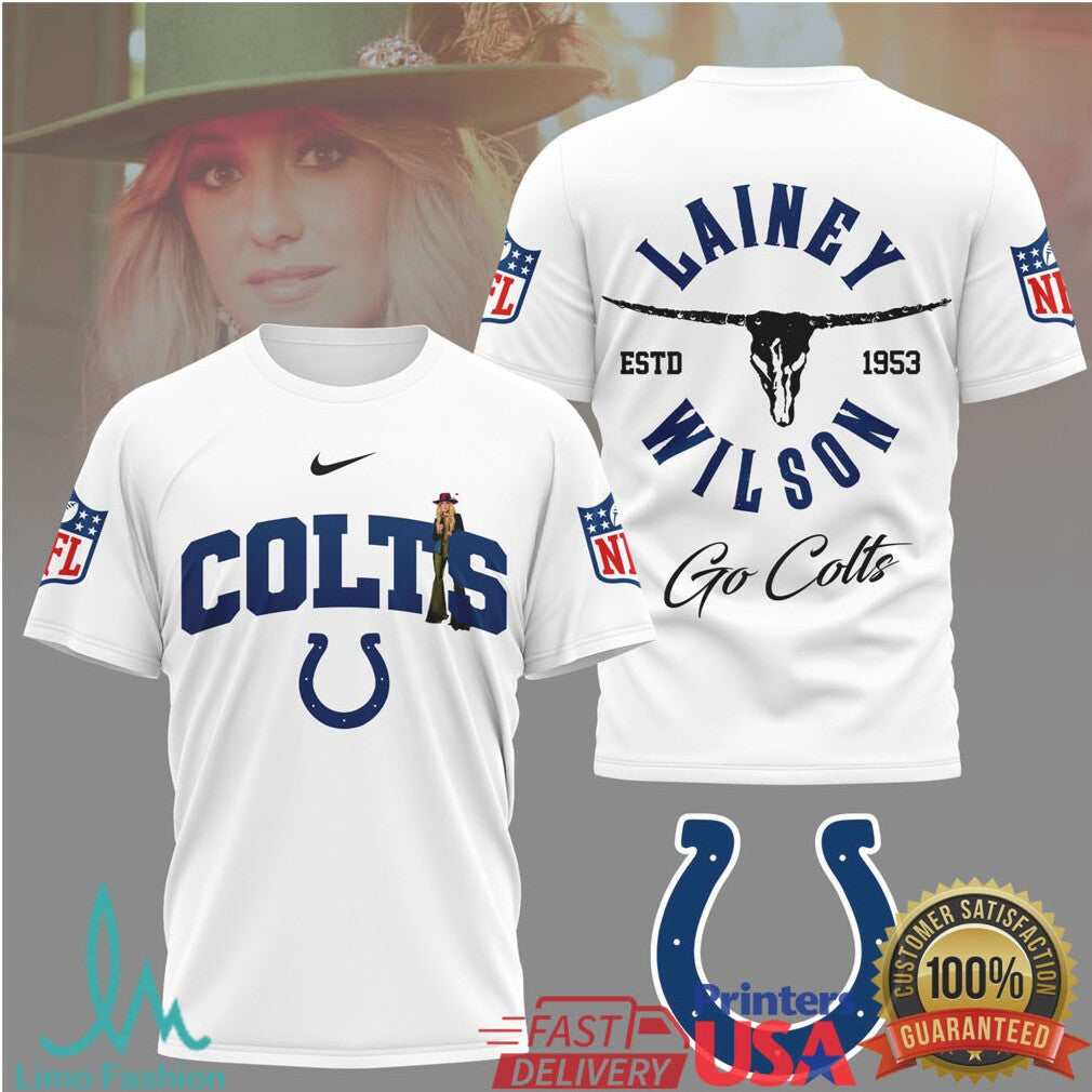Lainey Wilson x Indianapolis Colts Vintage Style NFL Shirt - Limotees LLC