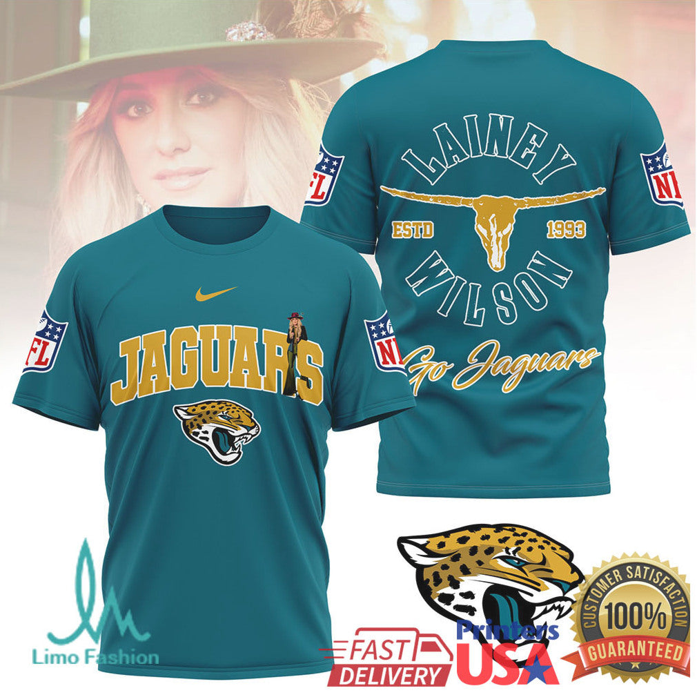 Lainey Wilson x Jacksonville Jaguars Western NFL Fan Gear - Limotees LLC