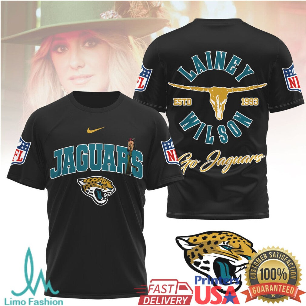 Lainey Wilson x Jacksonville Jaguars Western NFL Fan Gear - Limotees LLC