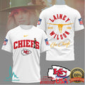 Lainey Wilson x Kansas City Chiefs Country Style NFL T Shirt - Limotees LLC