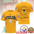 Lainey Wilson x Pittsburgh Steelers Western Graphic NFL T Shirt - Limotees LLC