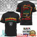 Las Vegas Raiders Black History Month 100th Anniversary NFL T Shirt - Limotees LLC