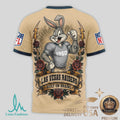 Las Vegas Raiders Bugs Bunny Smart Heart Built On Brains T Shirt - Limotees LLC