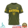 Las Vegas Raiders Green Berets Special Forces Military Olive T Shirt - Limotees LLC