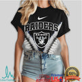 Las Vegas Raiders It Is In My DNA Silver & Black Graphic T Shirt - Limotees LLC