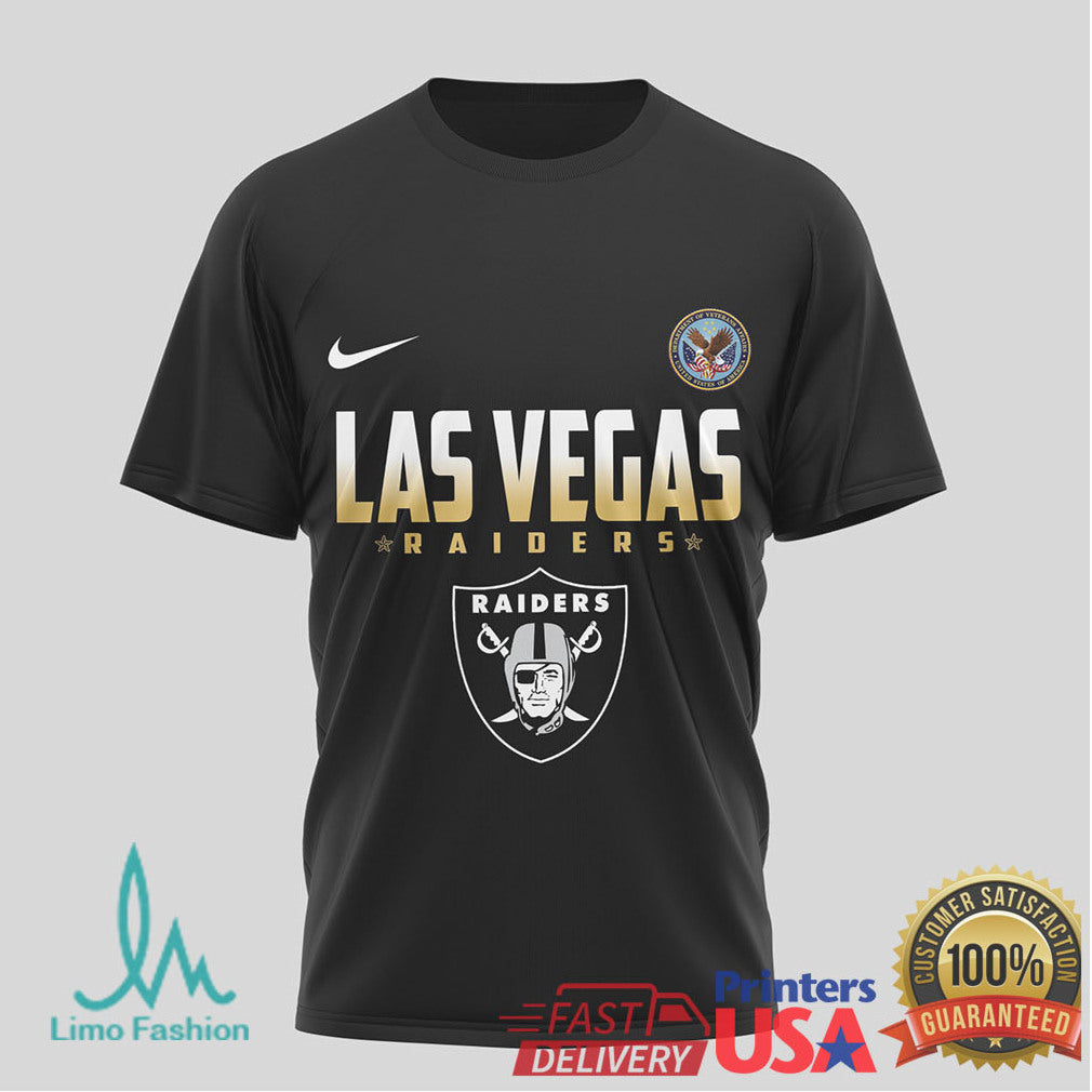 Las Vegas Raiders Official NFL Department Of Veterans Affairs 3D Shirt - Limotees LLC