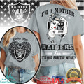 Las Vegas Raiders Official NFL I Am A Mother 3D Shirt - Limotees LLC