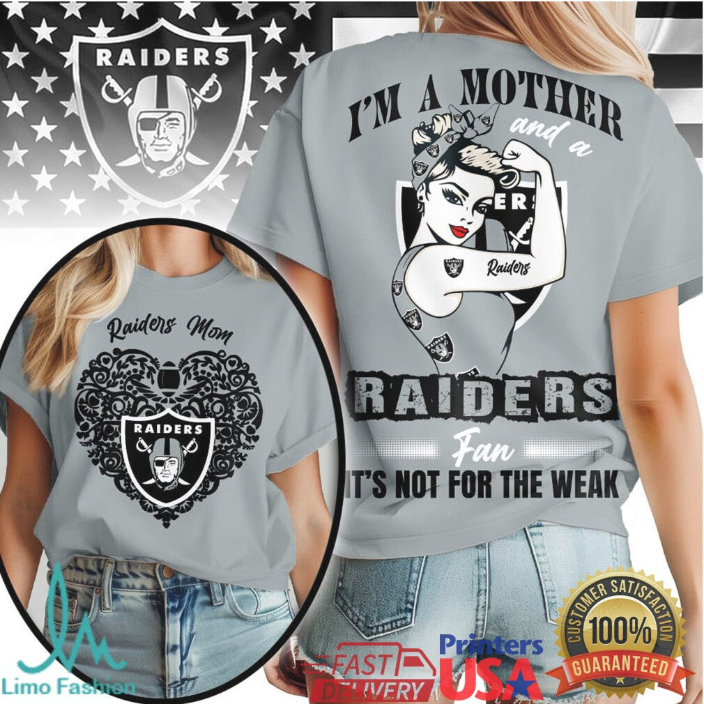 Las Vegas Raiders Official NFL I Am A Mother 3D Shirt - Limotees LLC